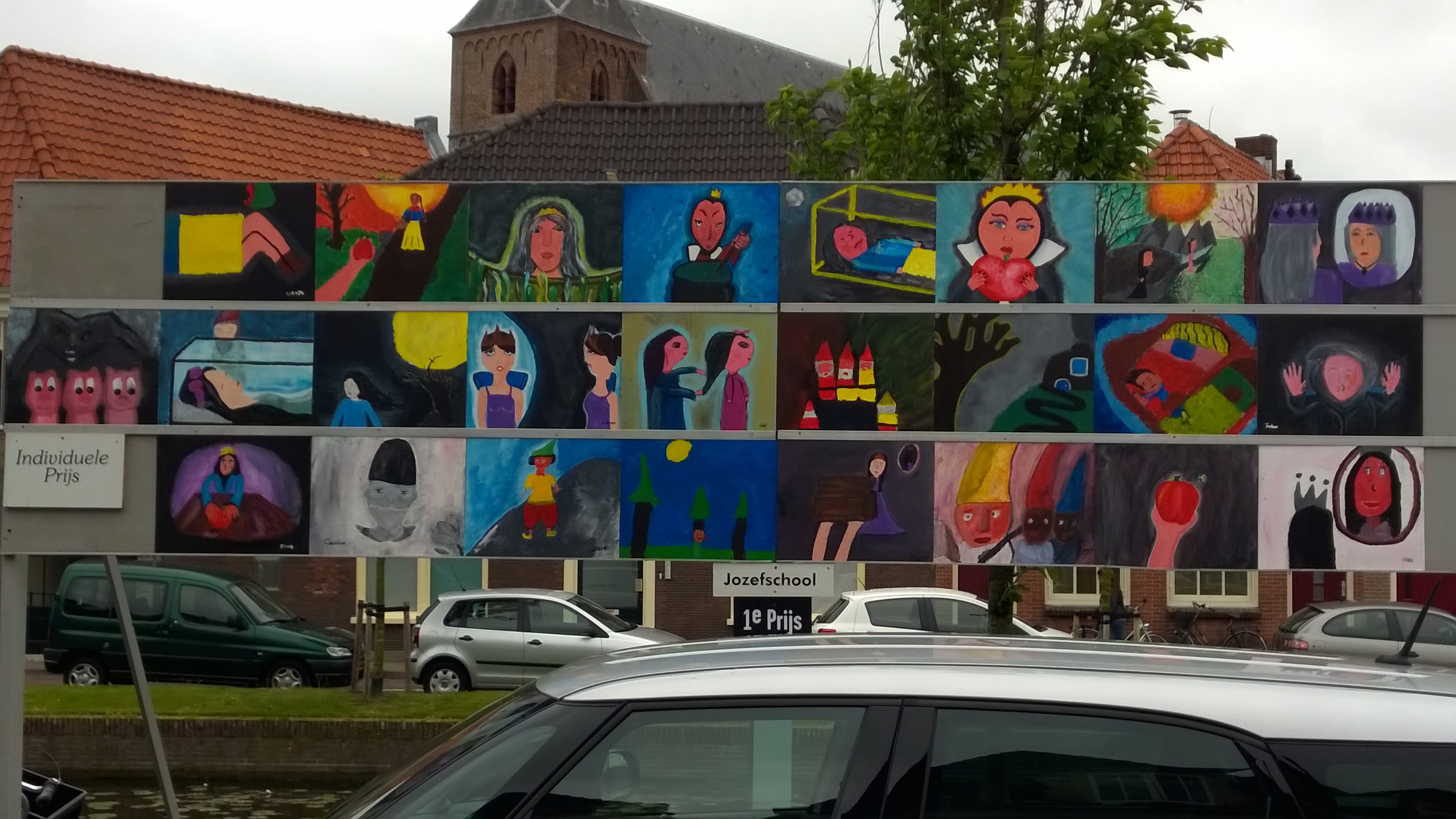 Kinderen groep 8 Jozef Weesp winnen eerste prijs kunstproject